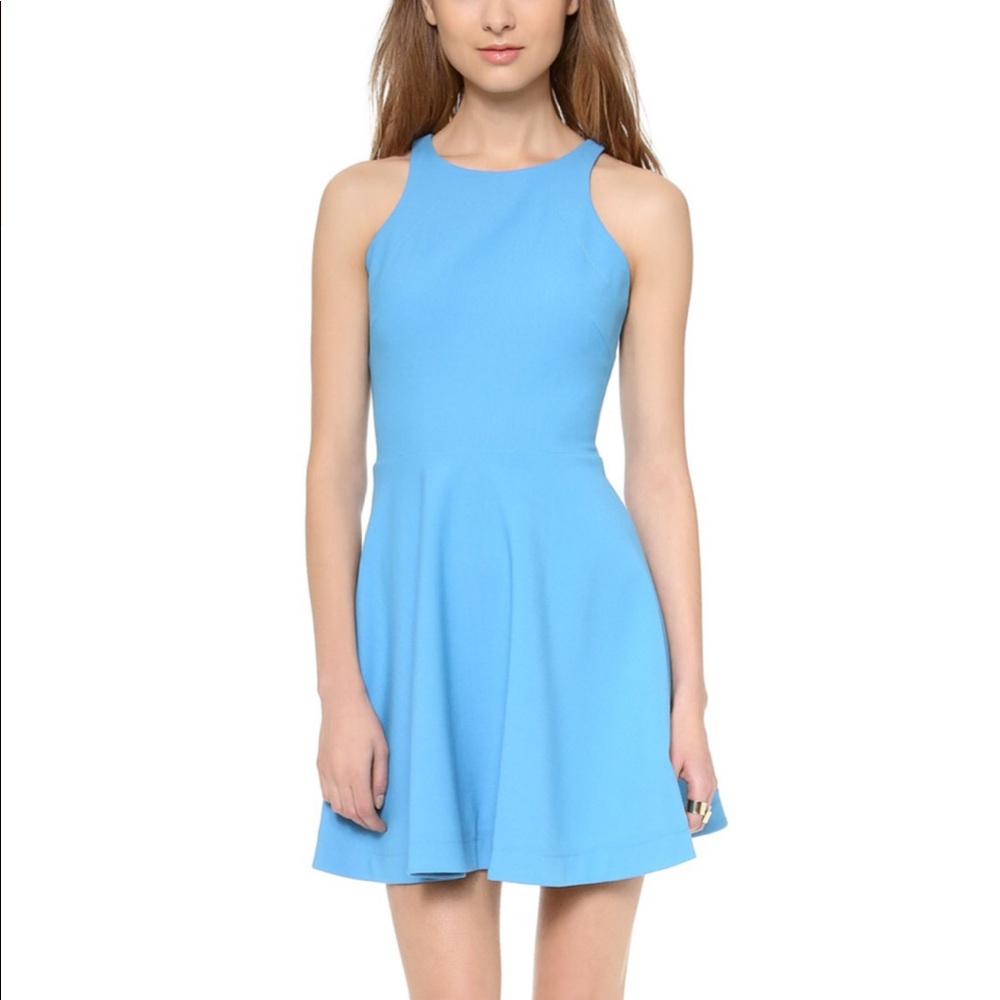 Elizabeth and James Magdalena blue dress